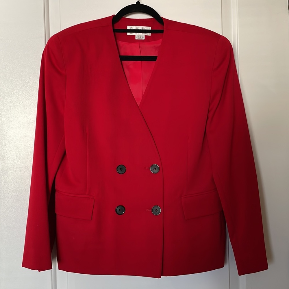 Dior Red Blazer